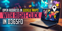 Open Addresses in Google Maps with Two Clicks